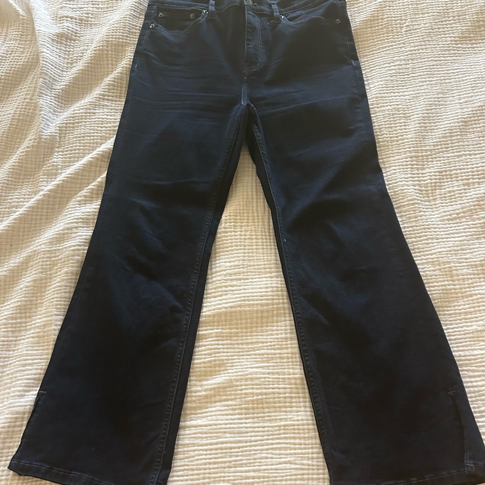 Calvin Klein split flares